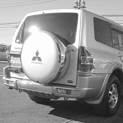 Бампер задний Mitsubishi Pajero (5door) '99-'02 контрактный
