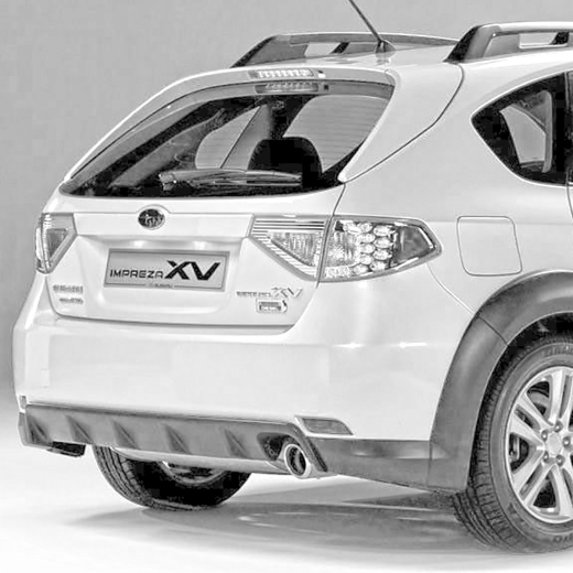 Бампер задний Subaru Impreza XV '10-'11 контрактный HB
