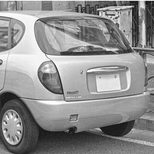 Бампер задний Daihatsu Storia/ Toyota Duet '98-'01 контрактный