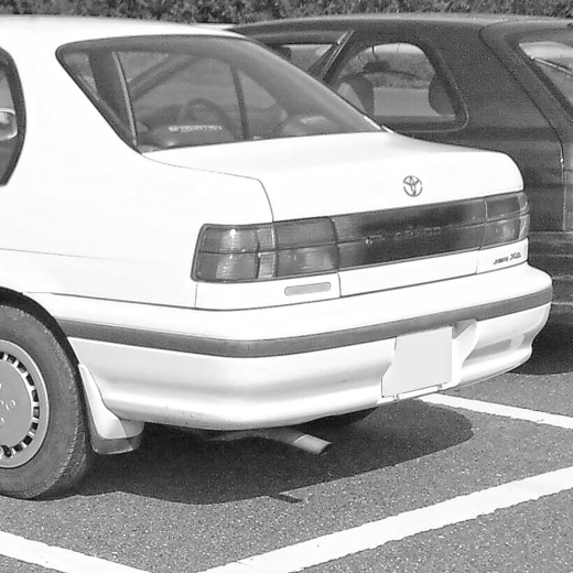Бампер задний Toyota Corsa/ Tercel '90-'94 контрактный Sedan