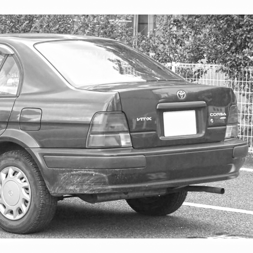 Бампер задний Toyota Corsa/ Tercel '94-'97 контрактный Sedan