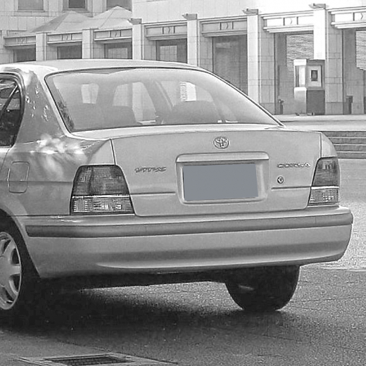 Бампер задний Toyota Corsa/ Tercel '97-'99 контрактный Sedan