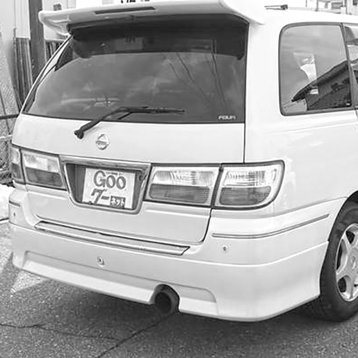 Бампер задний Nissan Presage Axis, Rider '98-'03 контрактный