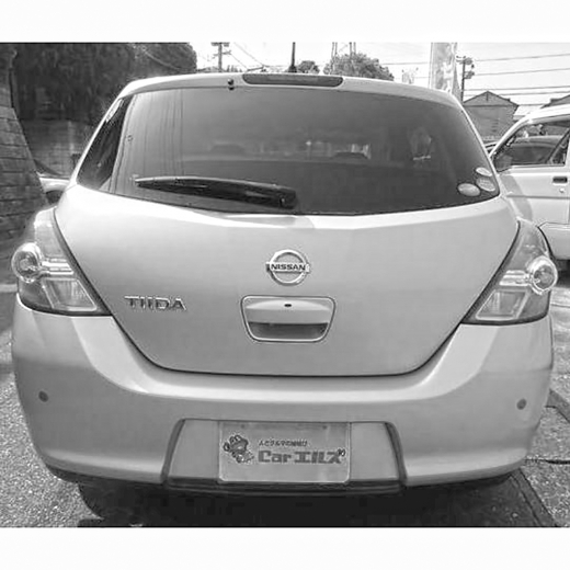 Бампер задний Nissan Tiida (JP-spec) '08-'12 контрактный HB