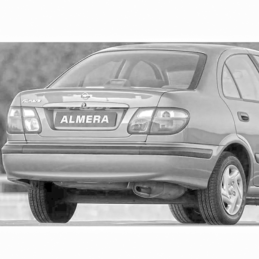 Крышка багажника Nissan Bluebird Sylphy '00-'03/ Almera '00-'06 (48-80B) контрактная