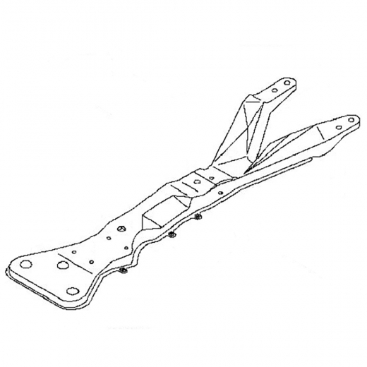 Балка продольная (лыжа) Nissan Bassara '99-'03/ Presage '98-'03/ Rnessa '97-'01/ Serena '99-'05 4WD Контрактный