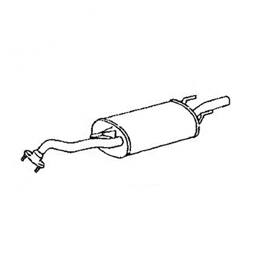 Глушитель Toyota Vista/ Camry '94-'98 (3S-FE, 4S-FE, 3C-T) 2WD Контрактный