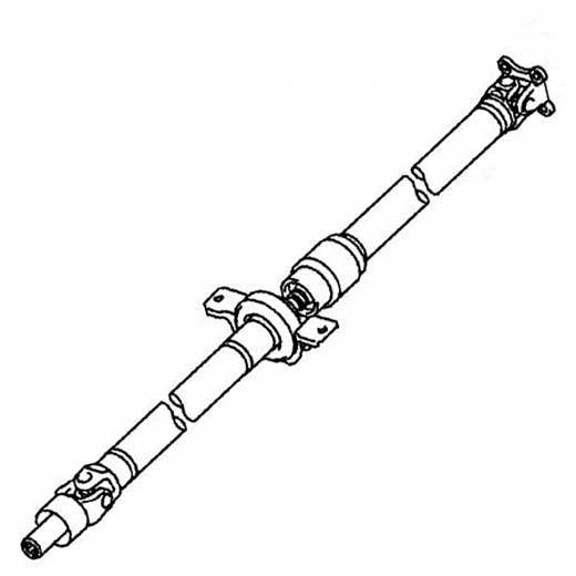 Карданный вал Mitsubishi Colt/ Plus '02-'12 (4G19, 4A90, 4G15, 4A91) задний контрактный