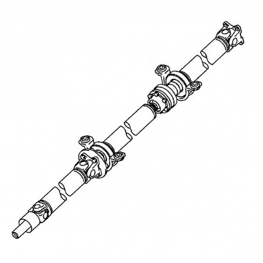Карданный вал Mitsubishi Galant/ Legnum '98-'02 (4G93 GDI, 4G94 GDI, 4G64 GDI, 6A13-T, 6A12) задний контрактный