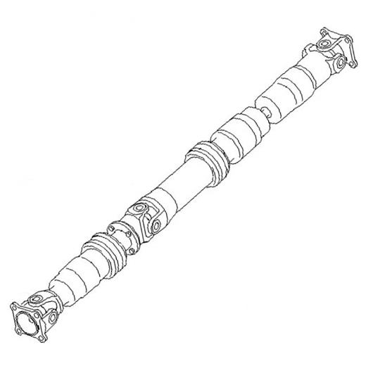 Карданный вал Nissan Presage/ Bassara '98-'01 (KA24DE, YD25DDTI) задний контрактный