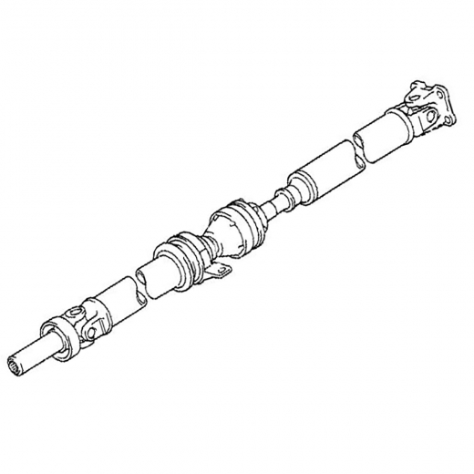 Карданный вал Toyota Mark II '00-'04/ Blit '02-'07/ Verossa '01-'04/ Progres '98-'07/ Brevis '01-'07/ Crown '99-'03 (1JZ-FSE, 1JZ-GE) 2WD задний контрактный