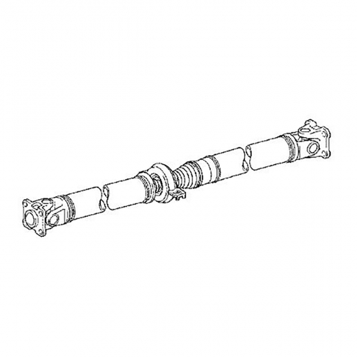 Карданный вал Lexus NX '14-'19/ Toyota Rav4 '05-'19/ Vanguard '07-'13 (2AZ-FE, 2GR-FE, 2AR-FE, 2AD-FHV, 3ZR-FE, 3ZR-FAE, 8AR-FTS) задний контрактный