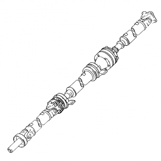Карданный вал Toyota Corolla Axio/ Fielder '06-'12/ Matrix '08-'14 (2AZ-FE, 1NZ-FE, 2ZR-FE, 2ZR-FAE) задний контрактный