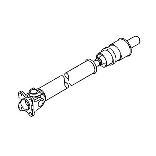 Карданный вал Mitsubishi Pajero '05-'12 (6G75) передний контрактный