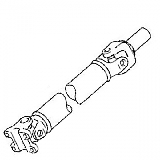 Карданный вал Toyota Lite/ Townace '96-'08/ Noah '96-'01 (3S-FE, 3C-T, 3C-TE, 2C) AT передний контрактный