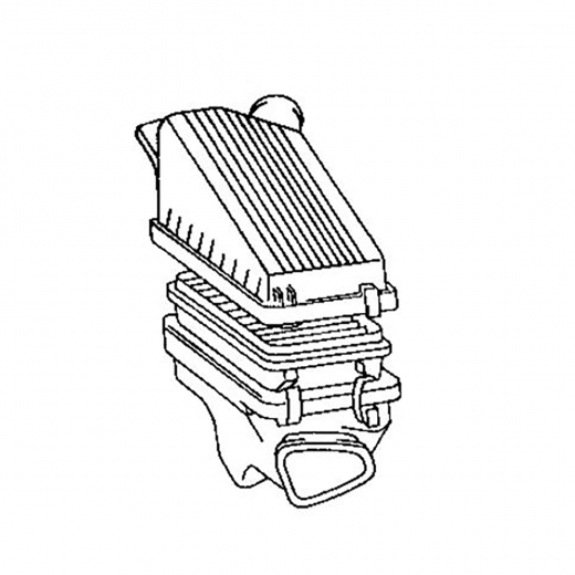 Корпус воздушного фильтра Toyota Vista/ Camry '90-'94 (4S-FE, 3S-FE) контрактный