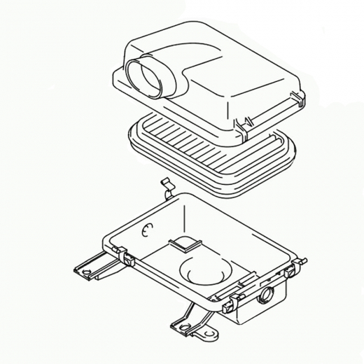 Корпус воздушного фильтра Suzuki Swift '00-'05 (M13A) контрактный