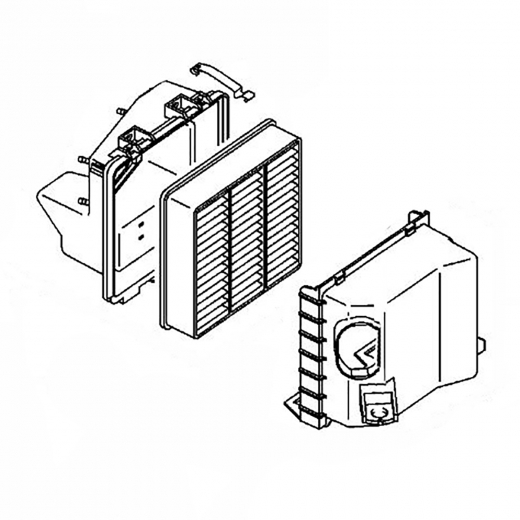 Корпус воздушного фильтра Mitsubishi Airtrek '01-'05 (4G63, 4G64 GDI) контрактный