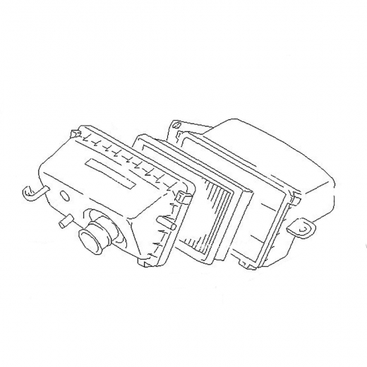 Корпус воздушного фильтра Subaru Forester/ Impreza '96-'98 (EJ20J, EJ151, EJ15E, EJ18E, EJ181) на дроссель, сверху контрактный 