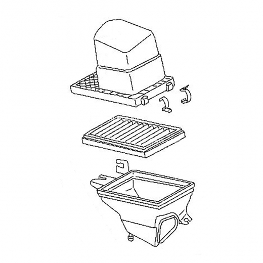 Корпус воздушного фильтра Nissan X-Trail '00-'07 (SR20VET) контрактный