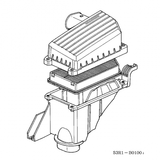 Корпус воздушного фильтра Honda Avancier/ Odyssey '99-'03 (J30A) контрактный