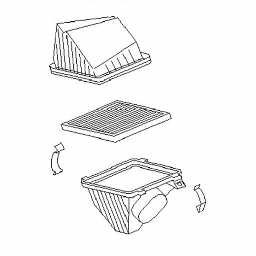 Корпус воздушного фильтра Nissan Expert/ Avenir '98-'07 (QG18DE) контрактный