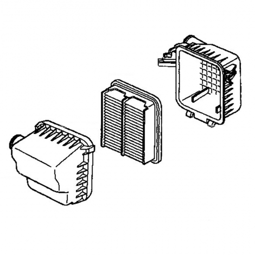 Корпус воздушного фильтра Daihatsu Storia/ Toyota Duet '00-'04 (K3-VE) контрактный