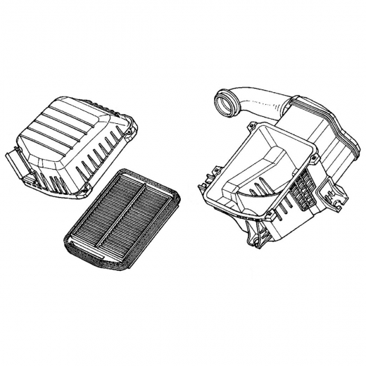 Корпус воздушного фильтра Honda Odyssey '03-'08 (K24A) контрактный