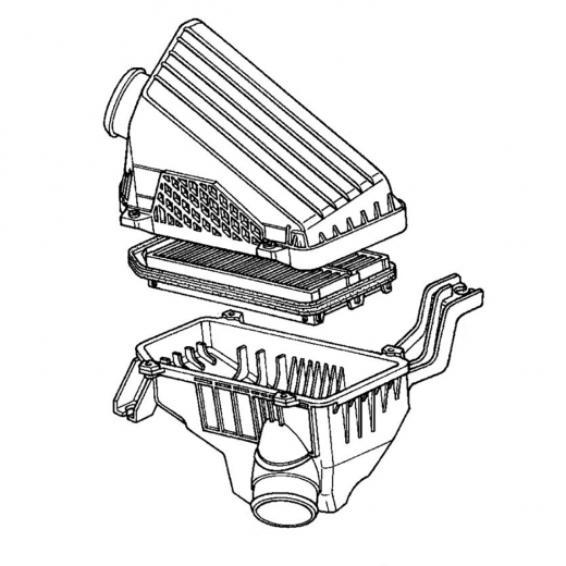 Корпус воздушного фильтра Honda Accord '02-'08 (K20A, K24A) контрактный