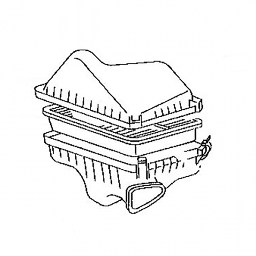 Корпус воздушного фильтра Toyota Windom/ Scepter '92-'96 (3VZ-FE, 4VZ-FE) контрактный