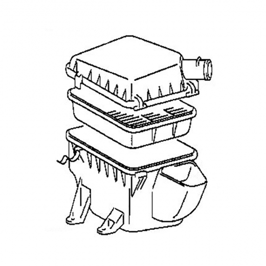 Корпус воздушного фильтра Toyota Verossa/ Mark II '01-'04 / Progres '98-'07 / Blit / Brevis '01-'07 (1JZ-FSE, 2JZ-FSE, 1JZ-GE) контрактный