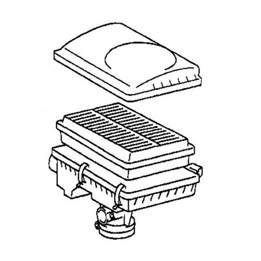 Корпус воздушного фильтра Toyota Prius '00-'03 (1NZ-FXE) контрактный