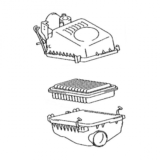 Корпус воздушного фильтра Toyota Voltz '02-'04 (2ZZ-GE) контрактный