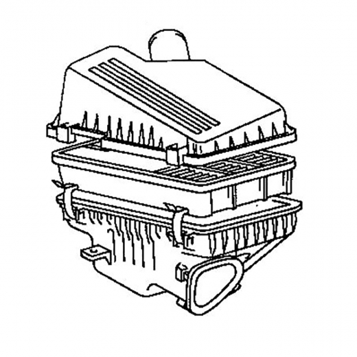 Корпус воздушного фильтра Toyota ED/ Exiv / Curren '93-'98 / Celica '93-'97 (3S-GE) контрактный