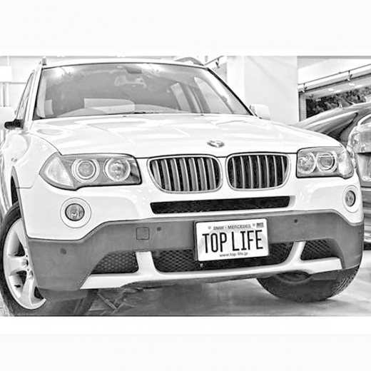Бампер передний BMW X3 '06-'10 верхняя часть API (Тайвань) 