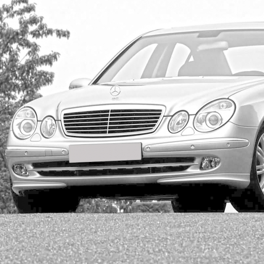 Бампер передний Mercedes-Benz E Avantgarde (W211/ S211) '02-'06 API (Тайвань)