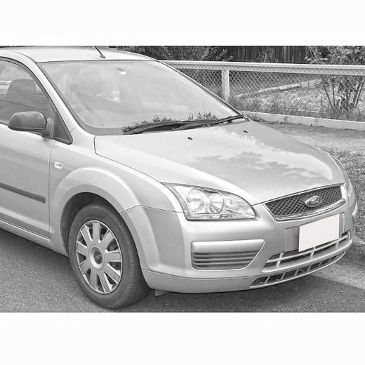 Бампер передний Ford Focus II '04-'08 нижняя часть (спойлер) API (Тайвань)