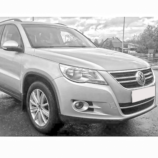 Бампер передний Volkswagen Tiguan '06-'11 без омывателя фар API (Тайвань)