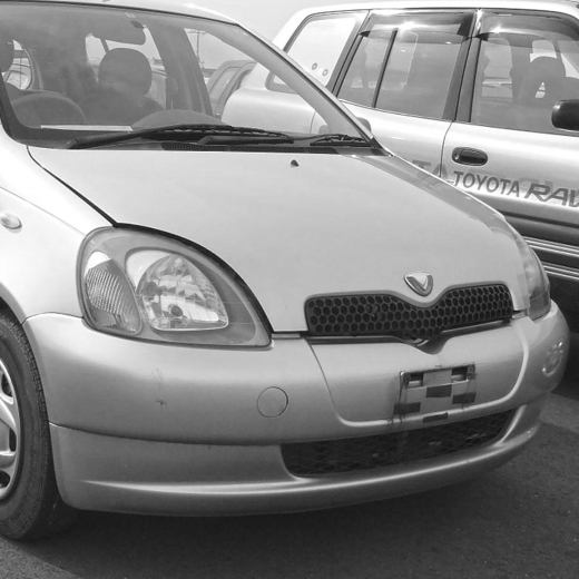 Бампер передний Toyota Vitz '99-'01 верхняя часть API (Тайвань)