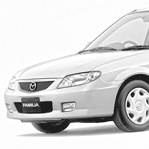 Бампер передний Mazda Familia '00-'04 (Китай)