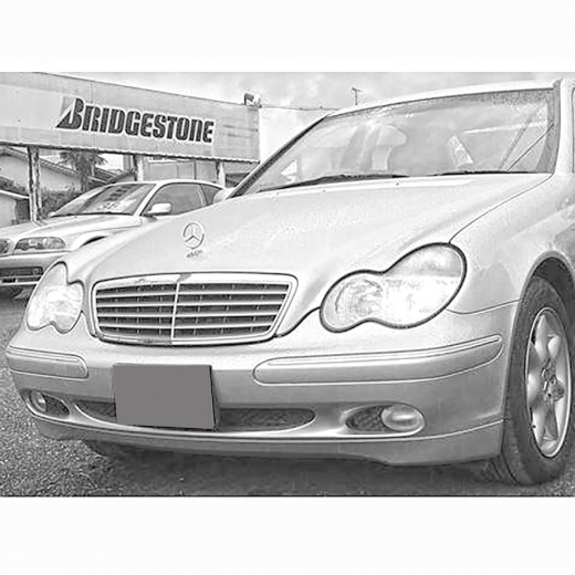 Бампер передний Mercedes-Benz C (W203/ S203) '00-'04 без омывателя фар (Китай)