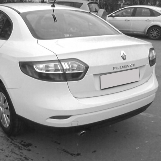 Бампер задний Renault Fluence '10-'17 API (Тайвань) Sedan