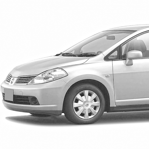 Крыло переднее Nissan Tiida/ Latio '04-'12 левое под повторитель API (Тайвань)