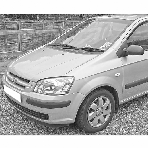 Крыло переднее Hyundai Getz '02-'05 левое под повторитель API (Тайвань)