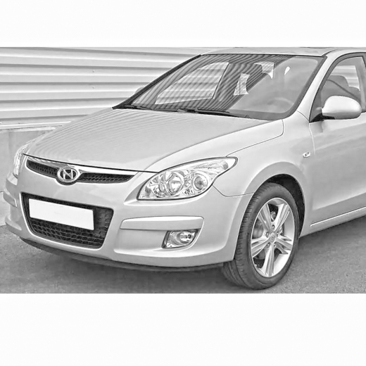 Крыло переднее Hyundai I30 '07-'12 левое под повторитель API (Тайвань)