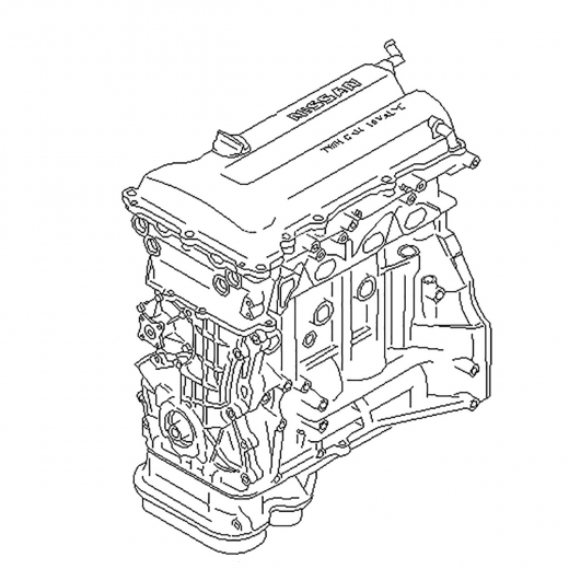 Двигатель контрактный Nissan 2,0L SR20VET NEO VVL