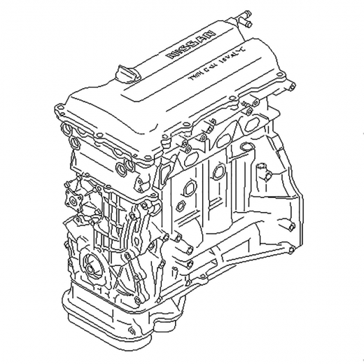 Двигатель контрактный Nissan 2,0L SR20DET