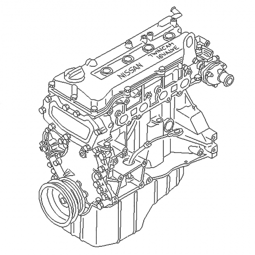 Двигатель контрактный Nissan 1,3L CGA3DE