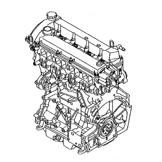 Двигатель контрактный Mazda 2,3L L3-VDT i-VCT