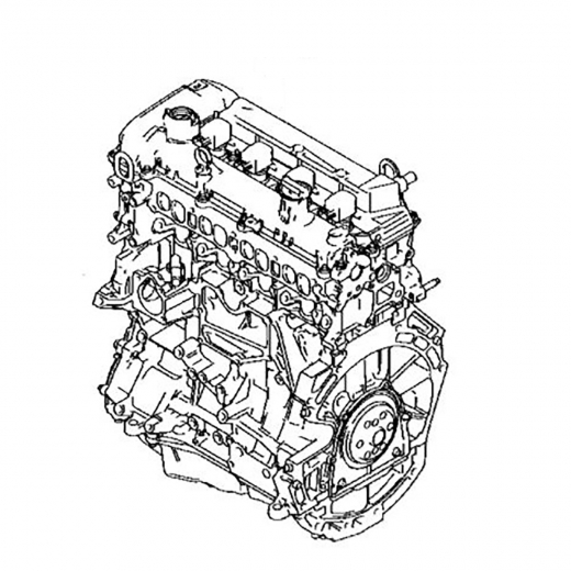 Двигатель контрактный Mazda 2,0L LF-VDS Ti-VCT, DISI, START-STOP